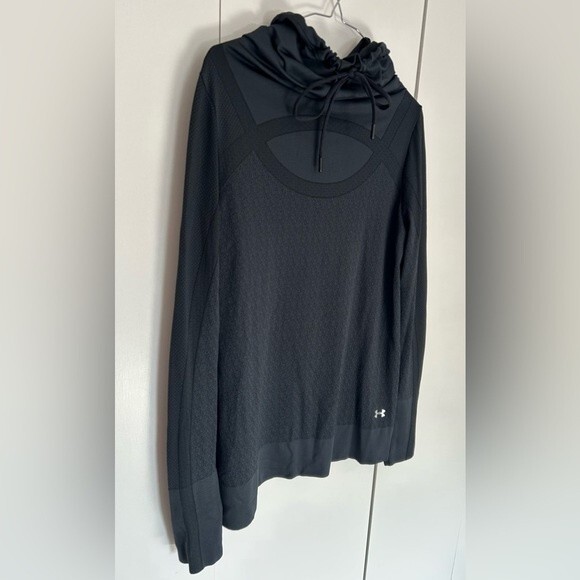 Under Armour Threadborne Seamless Shirt Size Medium Funnel Neck - Picture 3 of 6